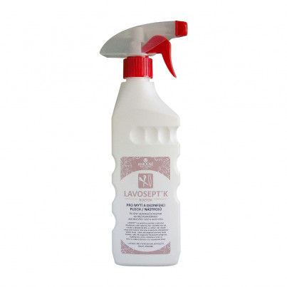 Lavosept dezinfekcia K roztok na nástroje a plochy 500 ml Lavosept dezinfekcia K roztok na nástroje a plochy 500 ml